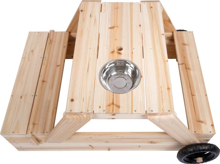 Productafbeelding small foot Zandbak met zitje en moddertafel