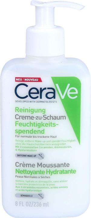 CeraVe Cream-to-Foam (Foam, Wash cream, 236 ml)