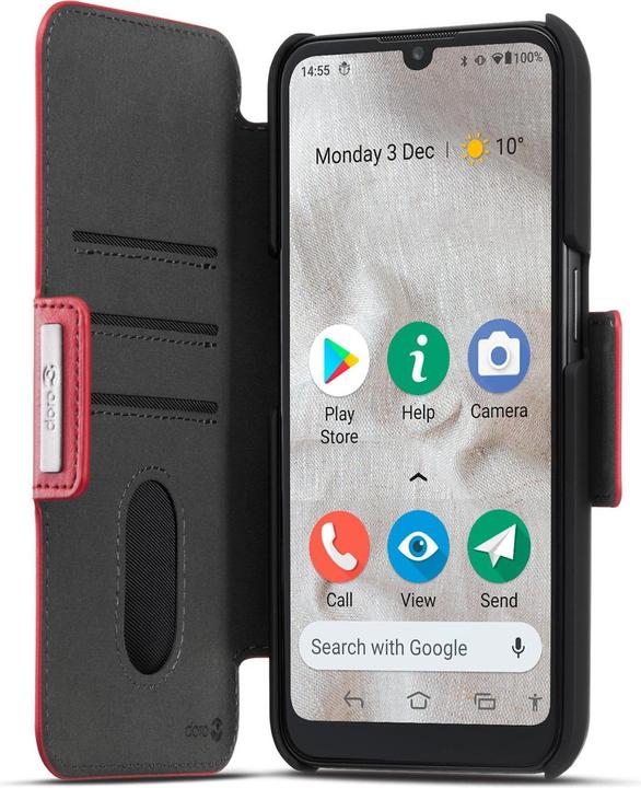 Produktbild Doro Wallet Case (rot) für 8100 (Doro 8100)