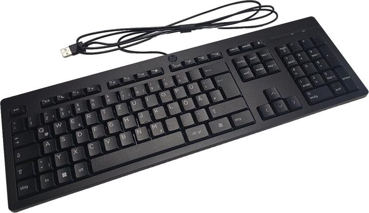 Actual product image HP 125 Wired Keyboard GR (DE, Cable)