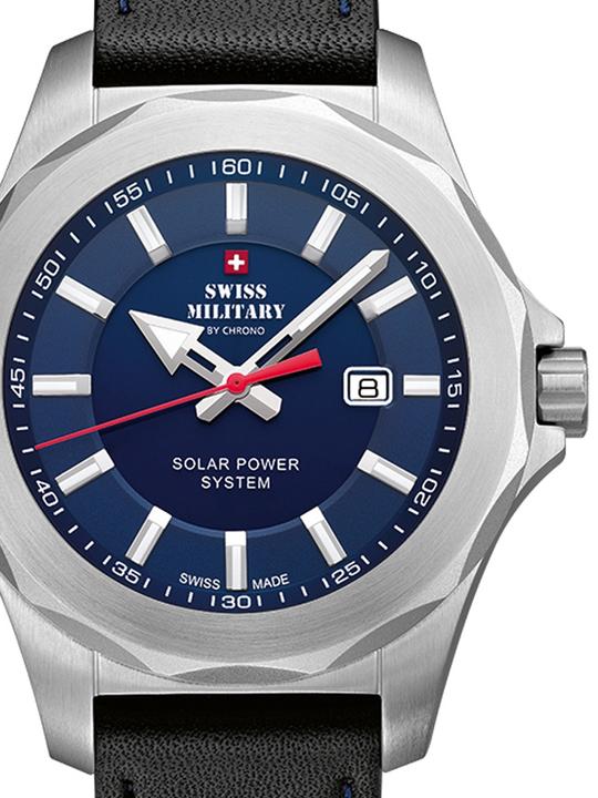 Produktbild Swiss Military SMS34073.05 Solar Herren 42mm 10ATM (Analoguhr, 42 mm)