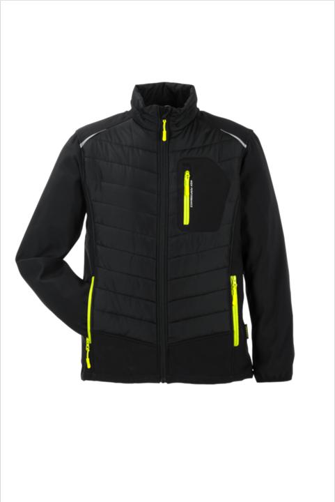 Actual product image Planam Stretchline work jacket winter jacket black size XXL (XXL)
