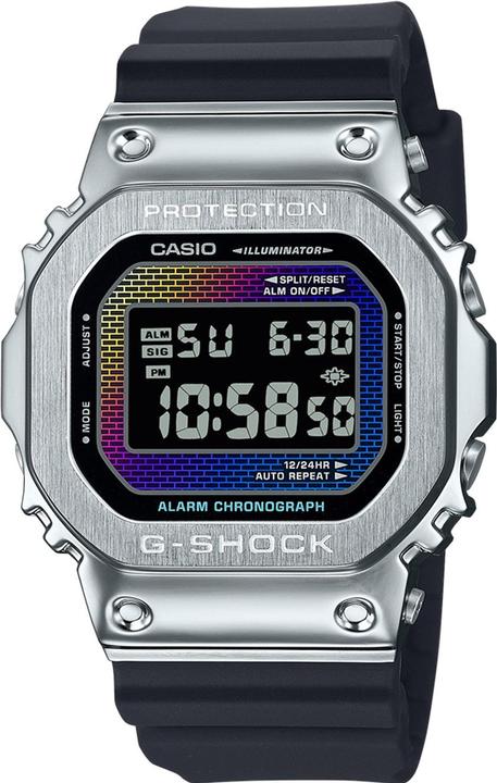 Casio GM-5600RW-1ER Herrenuhr G-Shock G-Steel 43mm 20ATM (Digitaluhr)