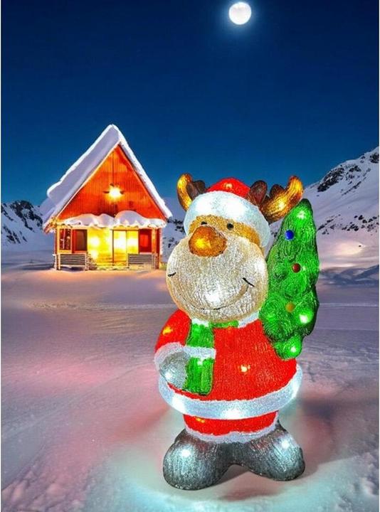 Image du produit Dameco LED Outdoor Acryl Rentier 16 cm x 18