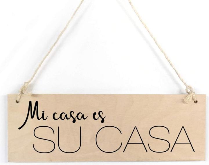 Produktbild Trenddeko Mi casa es su casa (30 x 10 cm)
