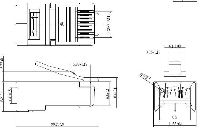 Immagine prodotto Cablexpert PLUG6SP/10 (U/FTP, CAT6)