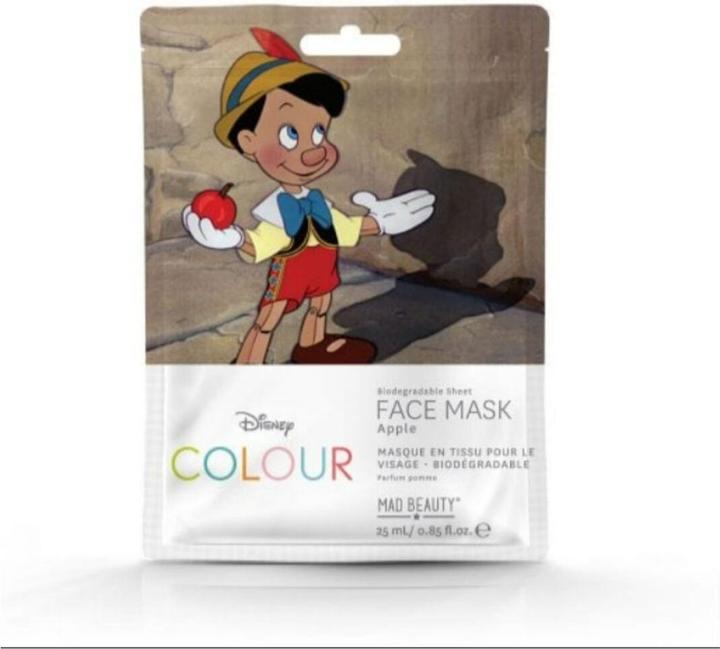 Image du produit Mad Beauty Masque Feuille de Couleur Pinocchio 25 ml (L) (25 ml)