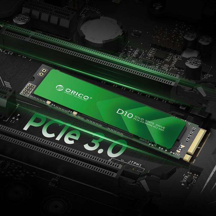 Actual product image Orico 2TB D10 M.2 NVMe 2280 R3600:W3000 (2000 GB, M.2 2280)
