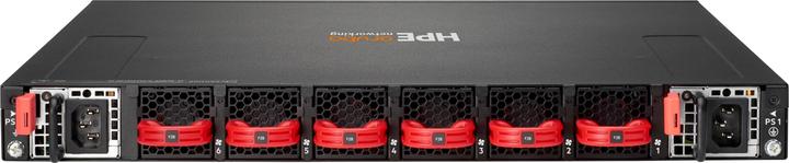 Produktbild HPE Aruba 8325-48Y8C, 48p SFP/+/28, 8p QSFP+/28, 6 Back-to-Front-Lüfter und 2 PSU – Bundle (48 Ports)