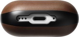 Produktbild Nomad Modern Leather Case Airpods 4 Brown (Kopfhörer Tasche)