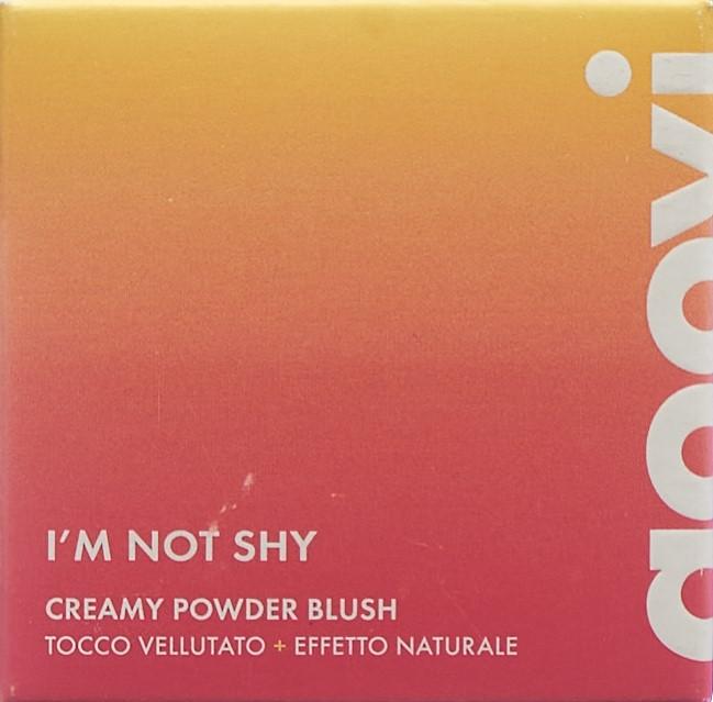 Actual product image Goovi BLUSH I'M NOT SHY blush in powder form 01 Apricot Beige (01 Apricot beige)