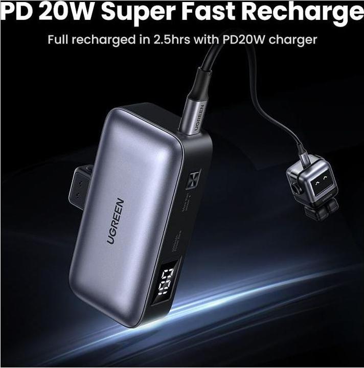 Image du produit Ugreen PB503 (5000 mAh, 22.50 W, 18 Wh)