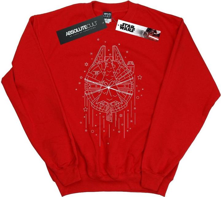 Star Wars Millennium Falcon Christmas Tree Delivery Sweatshirt Mädchen