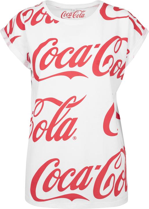 Produktbild Merchcode Ladies Coca Cola AOP Tee (XS)