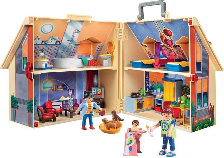 Produktbild Playmobil Mitnehm-Puppenhaus (5167, Playmobil Dollhouse)