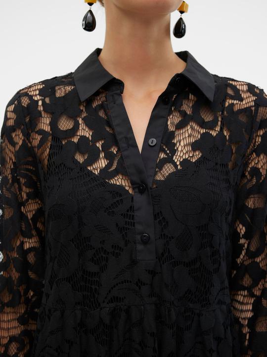 Actual product image Vero Moda VMOLISA Langes Kleid Kleid aus Spitze (XS)