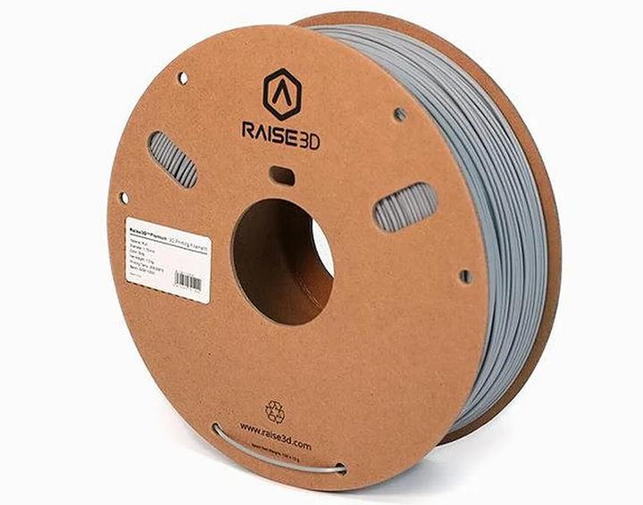 Raise3D Premium PLA Filament grey (PLA, 1.75 mm, 1000 g, Grau)