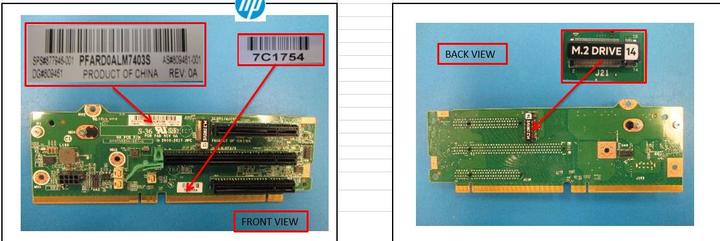 Produktbild HPE SPS-PCA 3S 2X8 X16 PCI-E M.2