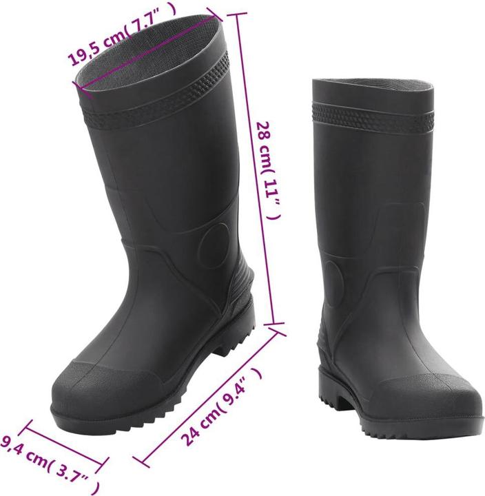 Image du produit VidaXL Bottes en caoutchouc (38)