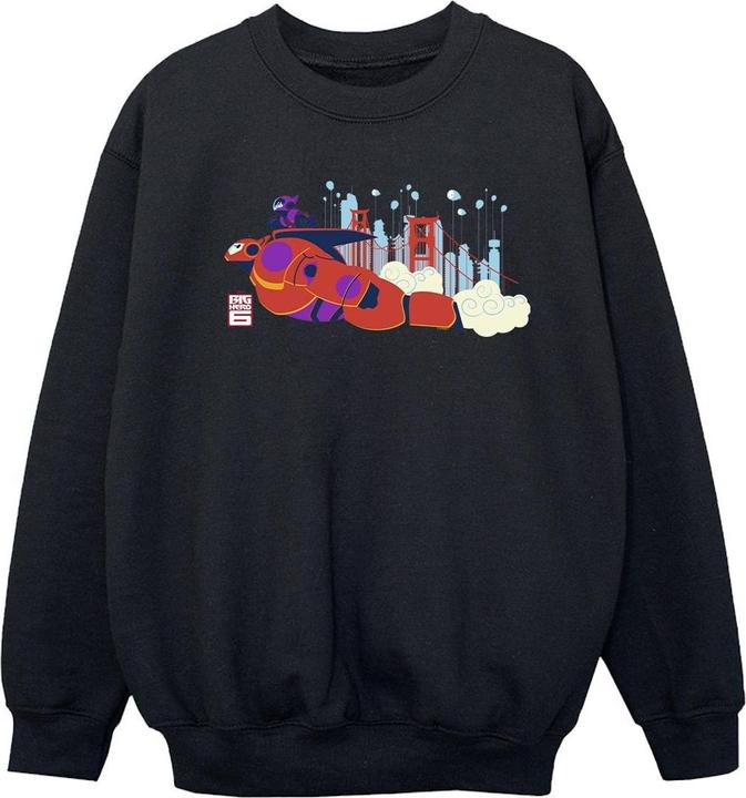 Disney Big Hero 6 Baymax Hiro Bridge Sweatshirt Mädchen