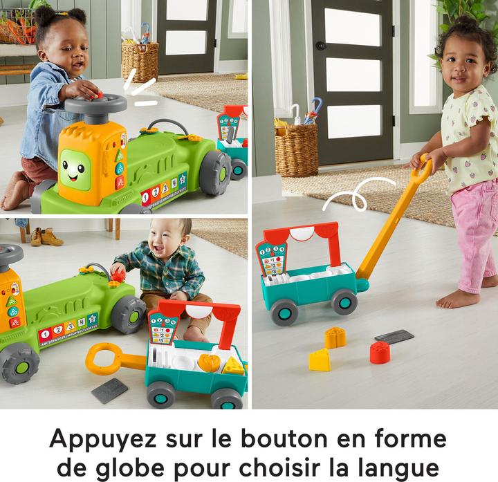 Produktbild Fisher-Price Lernspass 4-in-1 Markt-Traktor (D,E, F)