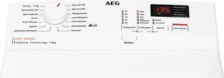 Produktbild AEG Toplader LTR6E40268 (6 kg)