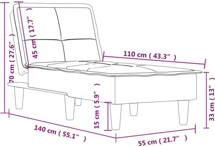 Produktbild VidaXL Arabella (Bettsofa)