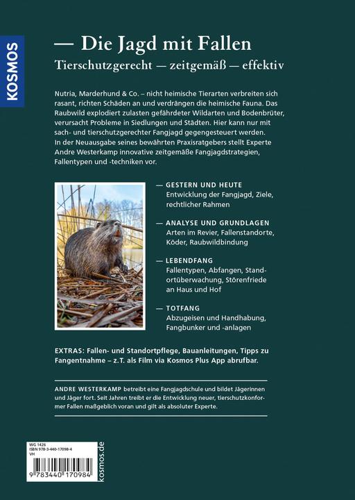 Actual product image Kosmos Praxishandbuch Fangjagd (German, Andre Westerkamp, 2021)