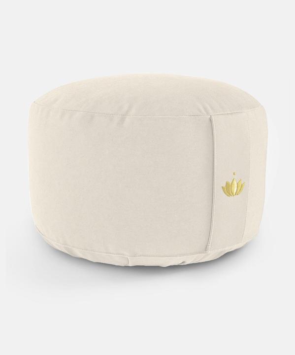 Actual product image Lotuscrafts Meditation Cushion Lotus HIGH (H: 20cm) Nature (20 cm)