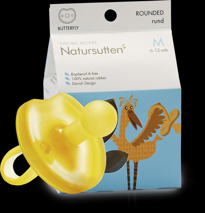 Natursutten Classic Butterfly pacifier (NTS04 2318) (1 x, 6 - 12 M.)