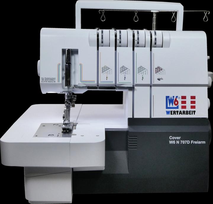 Actual product image W6 Coverlock N 707D Free Arm