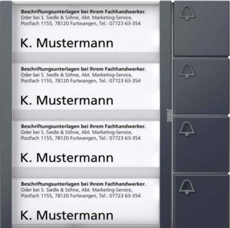 Produktbild Siedle Tasten-Modul