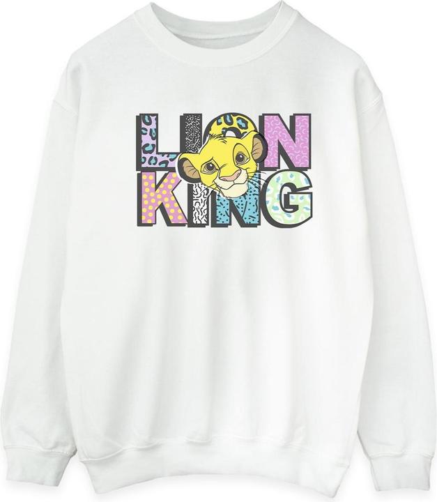 Disney The Lion King Pattern Logo Sweatshirt (S)