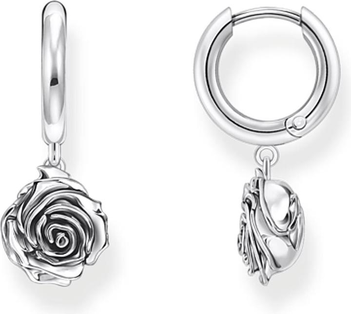 Thomas Sabo Creolen Midnight Rose Silber (Silber 925)