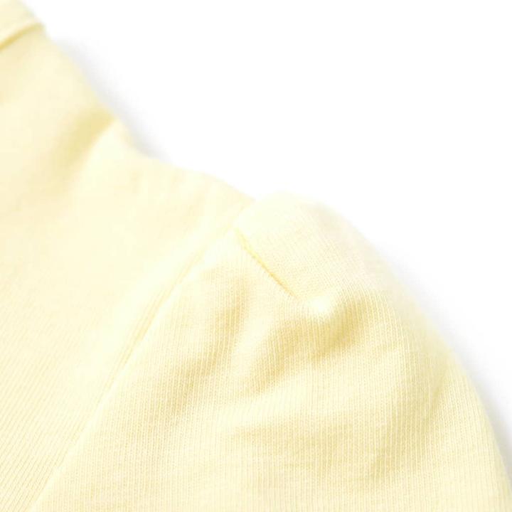 Immagine prodotto VidaXL Maglietta da bambino giallo pallido 92,Materiale: 95 % cotone. 5 (92)