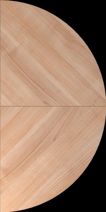 Produktbild MC Anbau-Element Halbrund für MyTable Y und Z Doppel-Schreibtisch mit Gestell Schwarz