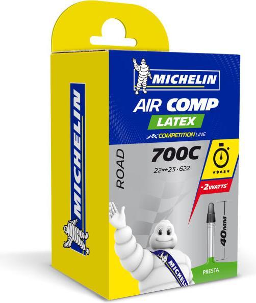 Actual product image Michelin AIRCOMP LATEX 700x22/23c Presta 42mm (Presta (SV), 28", 40 mm)