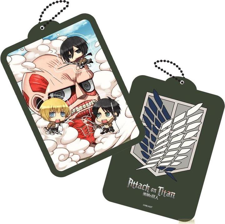 Actual product image POPbuddies Attack on Titan Shaker Acryl Schlüsselanhänger Kawaii Attack!