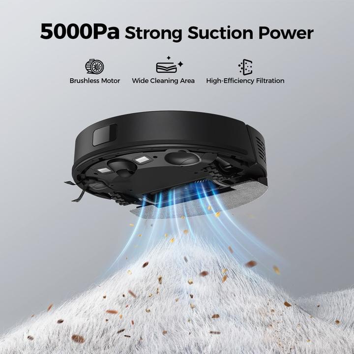 Actual product image Lubluelu Vacuum cleaner L15 Plus robot vacuum cleaner with self-empty station (Robot vacuum)