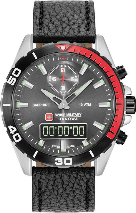 Swiss Military Hanowa Multimission (Digitaluhr, Chronograph, Analoguhr, 44 mm)