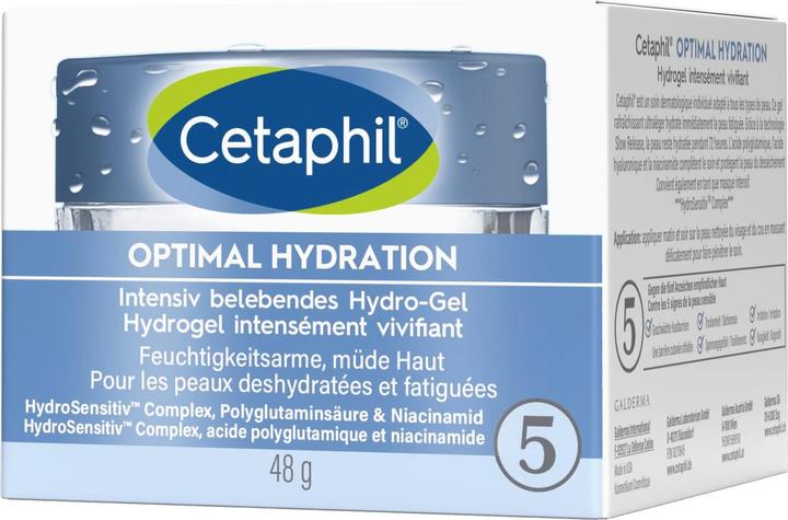Actual product image Cetaphil Optimal Hydration Intensiv belebendes Hydro-Gel (48 ml, Face gel)