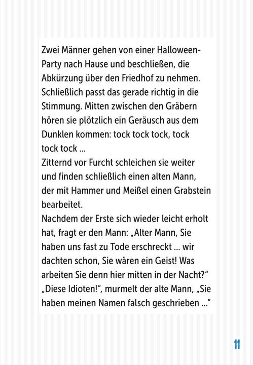 Nährwerte und Zutaten Rentner-Witze: Witze für den Ruhestand (Deutsch, Mannfredt Muster, 2020)