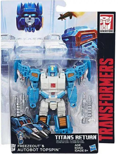 Produktbild Hasbro Transformers Generations Titans Return Autobot Topspin & Freezeout Deluxe Action Figure