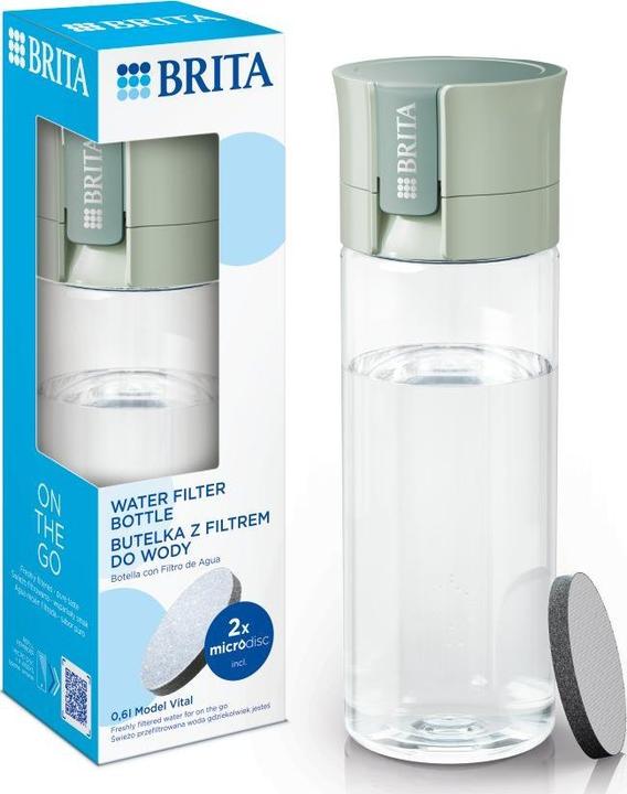 Actual product image Brita Vital green 2-disc filter bottle (0.60 l)