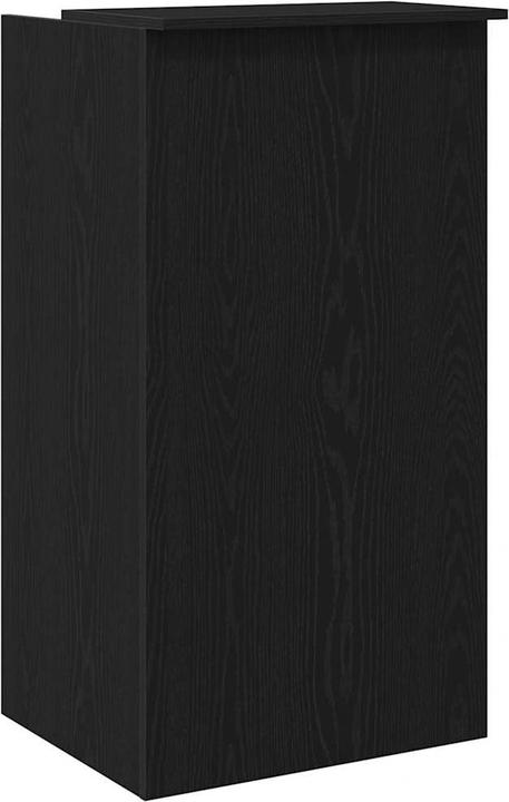 Actual product image VidaXL Reception counter black 55x50x103.5 cm wood-based reception counter