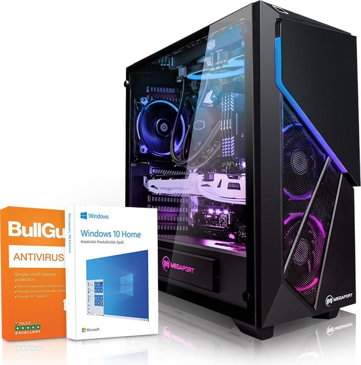 Produktbild Megaport High End Gaming PC AMD Ryzen 7 3700 (AMD Ryzen 7 5800X, 16 GB, 1000 GB)
