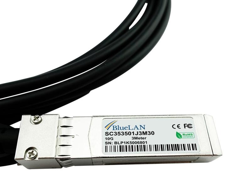 Immagine prodotto BlueLAN Ubiquiti UACC-DAC-SFP10-3M compatibile DAC SFP+ SC353501J3M30