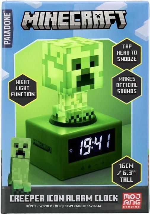 Immagine prodotto Paladone Products Sveglia con icona Paladone Creeper