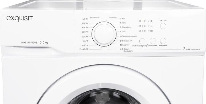Immagine prodotto Exquisit WA6110-020E (6 kg, A sinistra)