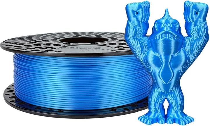 Actual product image AzureFilm Silk Ocean Blue 1.75mm 1kg 3D Filament (PLA, 1.75 mm, 1000 g, Blue)